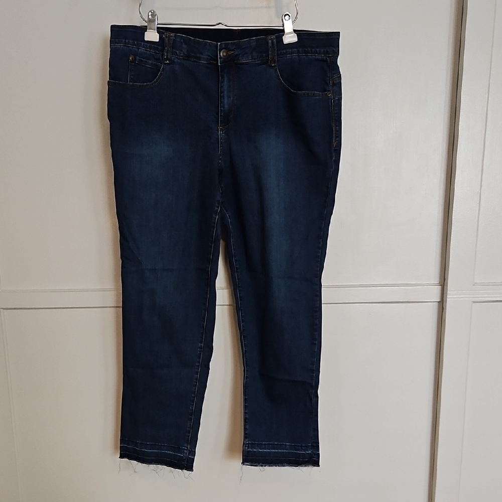 Classic Blue Denim Jeans with Stretch